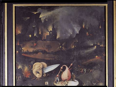 Der frivole abend im lustgarten. Bosch, Garten der Lüste, Hölle, Ausschn. - Hieronymus ...