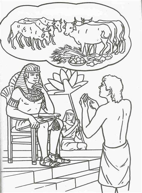 Joseph's Dreams Coloring Page | Coloring Pages | Sunday school
