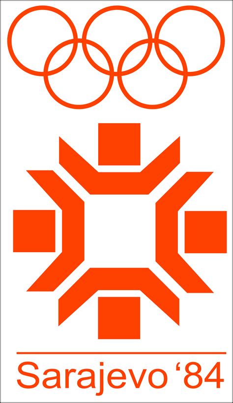 Sarajevo 1984, XIV Winter Olympic Games - Logos Download