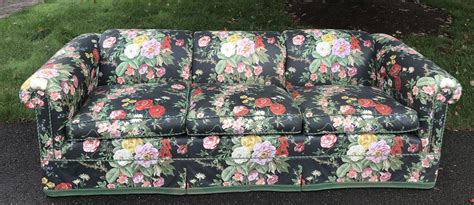 Quality Contemporary Custom Upholstery Floral Sofa
