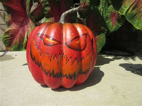 10 Scary Painted Pumpkin Ideas