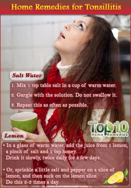 Home Remedies For Tonsillitis Top 10 Home Remedies
