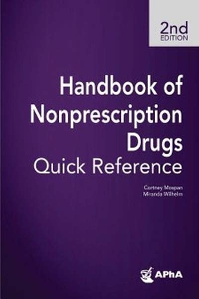 Handbook Of Nonprescription Drugs Quick Reference A Practitioners