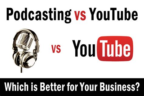 Podcasting Vs Youtube Which Is Better For Your Business Marketing