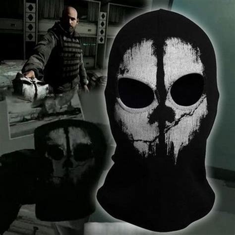 Call Of Duty 10 Cod Logan Balaclava Ghost Skull Mask Face Hood Biker