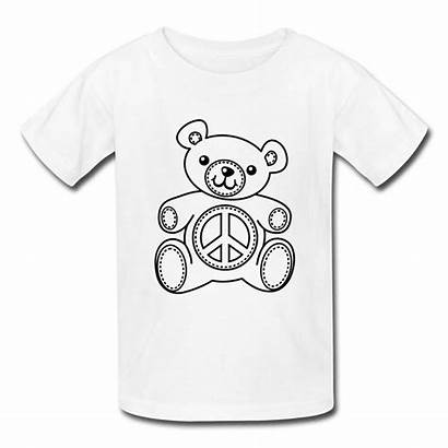 Shirt Coloring Bear Shirts Teddy Tee Pages