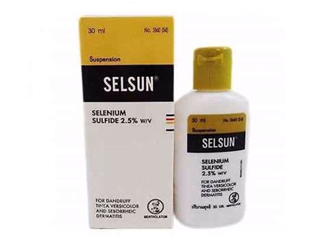 Selsun Shampoo Anti Dandruff Tinea Versicolor Selenium Sulfide 25 30
