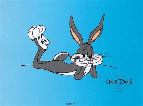 Art Limited Edition Sericel Of Warner Bros Looney Tunes Bugs Bunny