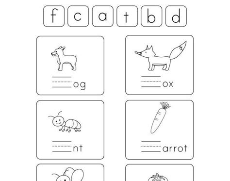Free Printable Kindergarten Phonics Worksheets Kidsworksheetfun