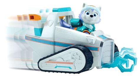 Paw Patrol Winter Rescue Everests Metallic Snow Plow Exclusive Spin