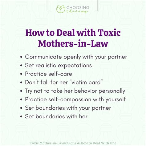 12 Signs Of A Toxic Mother In Law
