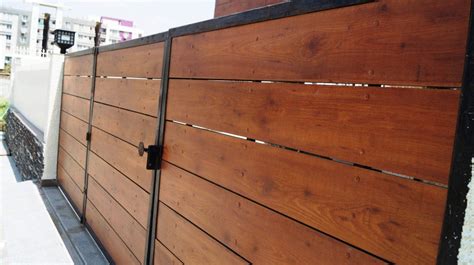 European Plain And Wooden Hpl Sheet For Gate For Exterior 8x4 At Rs 189