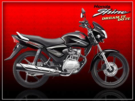 New generation body graphics with premium 3d emblem. Honda Shine | The Bikes Gallery