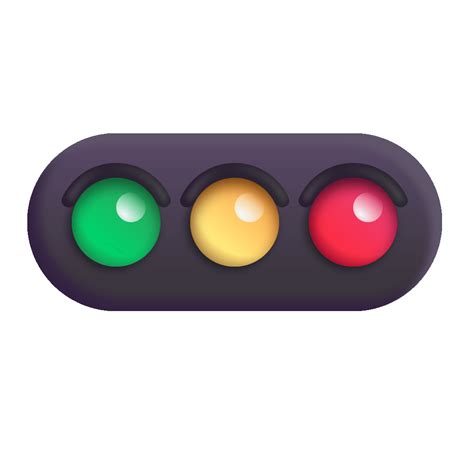 Horizontal Traffic Light 3d Icon Fluentui Emoji 3d Iconpack Microsoft