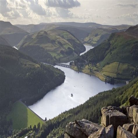 Peak District National Park Located In The Upland Area Of