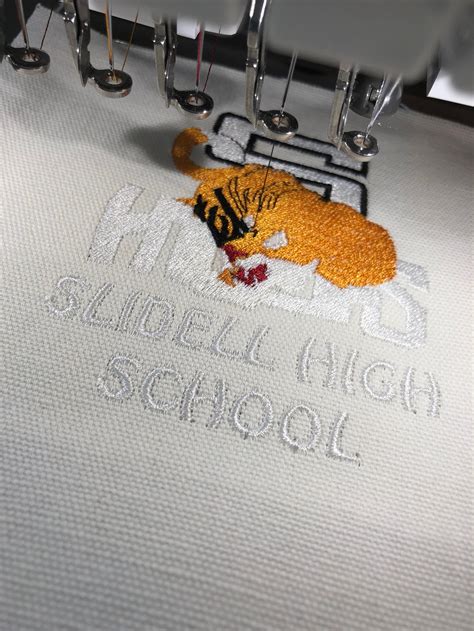 Slidell High School Uniform Logo Slidell La Machine Embroidery Etsy