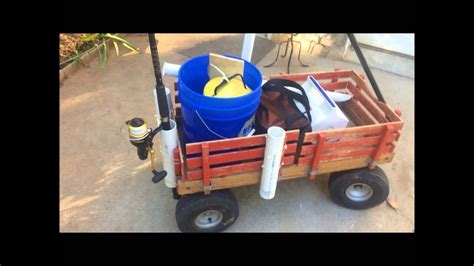 DIY how to make a surf fishing cart - YouTube