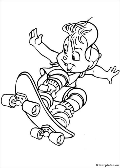 Alvin en de chipmunks kleurplaat 121848 kleurplaat