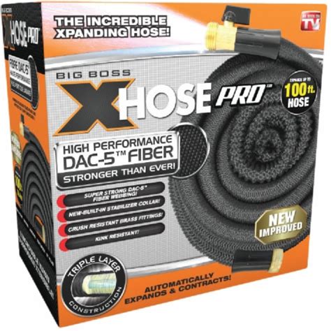 Big Boss Xhose Pro 58 In Dia X 100 Ft L Expandable Hose 1258 1