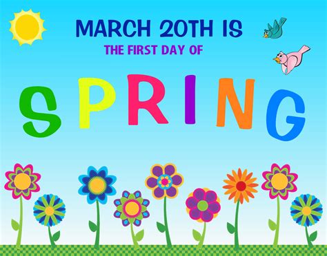 First Day Of Spring Clipart Clipart Suggest