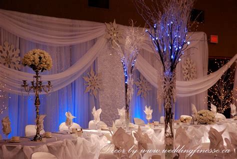 Winter Wonderland Theme Wedding Heatable Backdrop