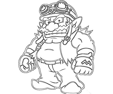A skin mod for mario kart 8 deluxe. Wario Coloring Pages - Coloring Home
