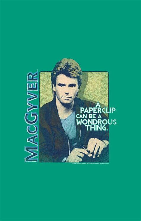 Macgyver Wonderous Paperclip Digital Art By Brand A