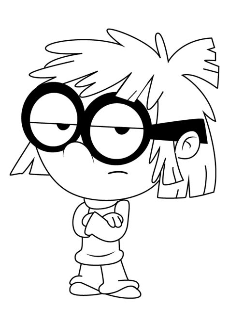 The loud house coloring pages to download and print for free