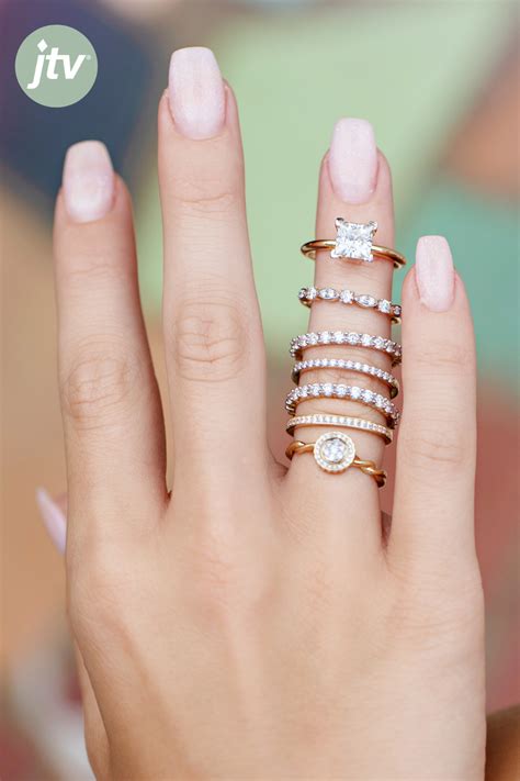 Shop Stackable Rings At Jtv Gold Rings Rings Jewelry