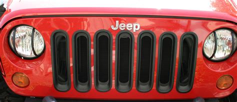 Outland Automotive 391130630 Black Grille Inserts For 07 16 Jeep