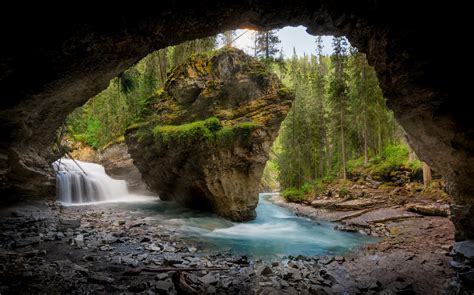 Caves Waterfalls Desktop Backgrounds