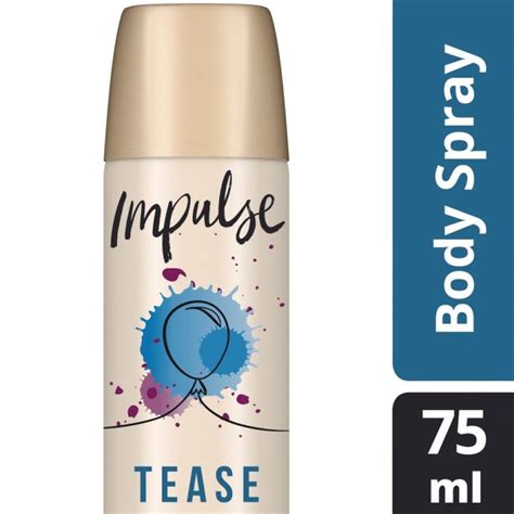 Impulse Tease Uks No 1 Female Body Spray 75ml Imaxuk