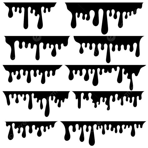 Dripping Paint Silhouette Png Free Dripping Liquid Paint Fluid Drip