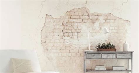 The iconic red brick design compliments the more simplistic concrete sections, creating a unique look thatâ€™s truly the best of both worlds. This distressed brick wall effect #wallpaper mural is ...
