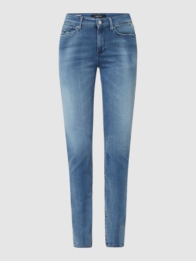 Replay Skinny Fit Jeans Mit Stretch Anteil Modell Luzien Hyperflex Hellblau Online Kaufen