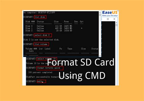 How To Format Sd Card Using Cmd In Windows 111087