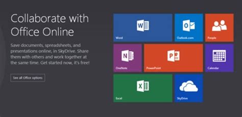 Microsoft To Rebrand Its Office Web Apps Suite To Office Online And