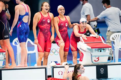 Team Canada Wins First Medal Of Tokyo 2020 In Swimming Team Canada