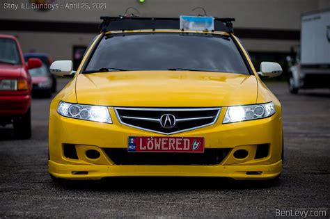 Front of a Lowered Acura TSX - BenLevy.com