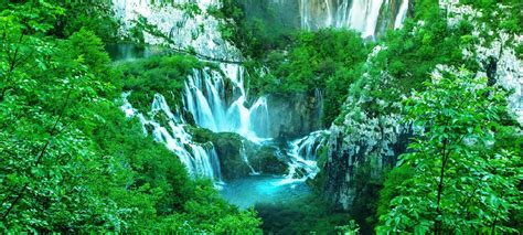 National Park Plitvice Lakes Blue Cave Croatia