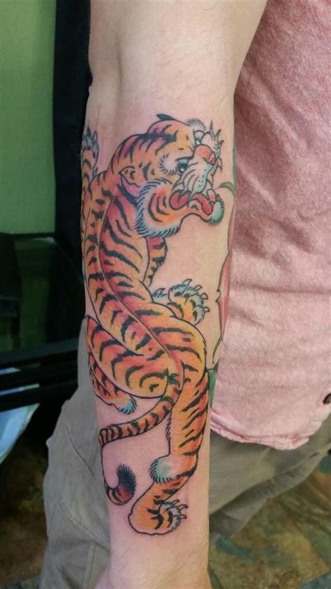 Japanese Tiger Inspired By Sailor Jerry Tiger Tattoo Tattoos Cool
