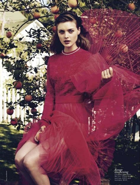 Bella Heathcote Dons Romantic Looks For Vogue Australia S September