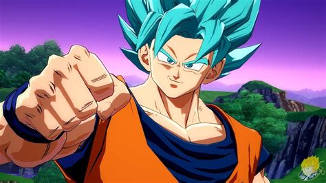 Dragon Ball Fighterz Super Saiyan Blue Goku Gameplay 60fps 1080p