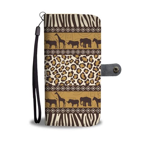 Zebra Leopard Skin Safari Wallet Phone Case Jorjune