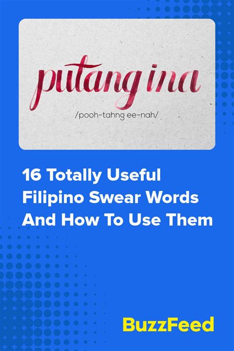 16 Totally Useful Filipino Swear Words And How To Use Them Funny