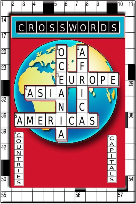 10 question printable spanish speaking countries crossword with answer key. Crossword Puzzles - Countries and Capitals | Crossword ...