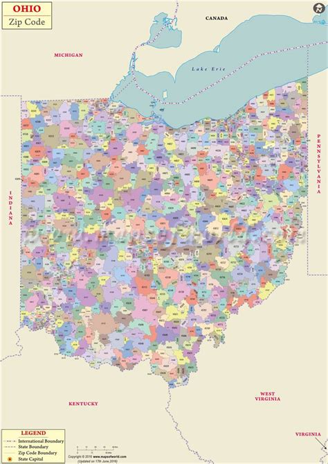 Cleveland Ohio Zip Code Map Map Vectorcampus Map