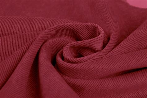 Rib Fabric Corduroy Red - YES Fabrics