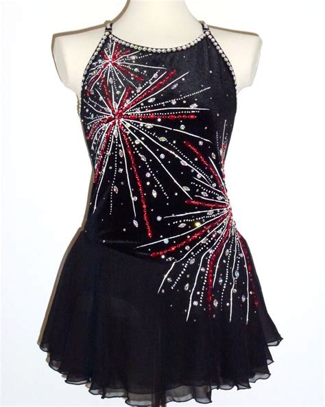 Beautiful Figure Ice Skating Dress Size Custom Made To Fit