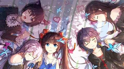 Anime Girls Group Wallpapers Wallpaper Cave